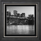Brooklyn Bridge At Night Framed Wall Art