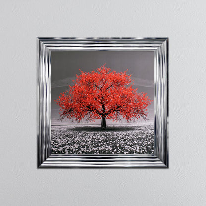 Red Cherry Tree Framed Wall Art