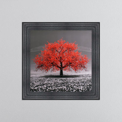 Red Cherry Tree Framed Wall Art
