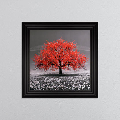 Red Cherry Tree Framed Wall Art