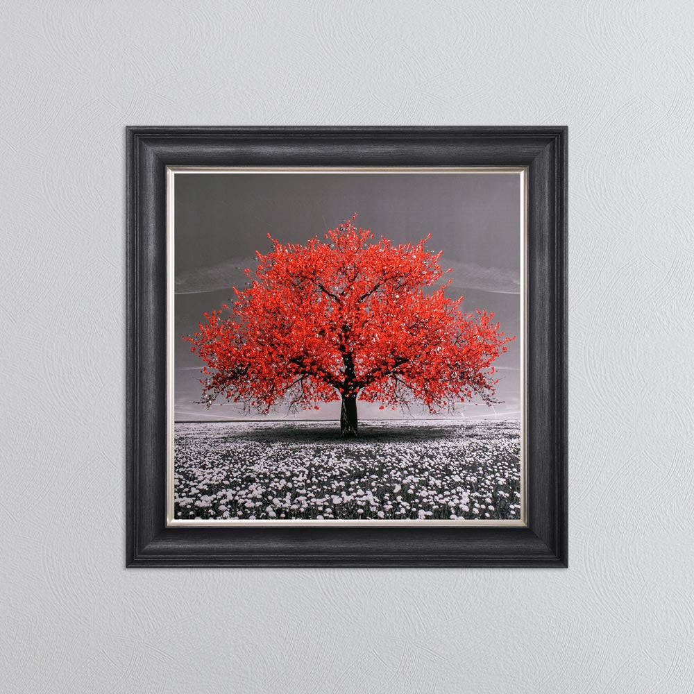 Red Cherry Tree Framed Wall Art