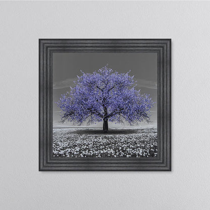 Very Peri Cherry Tree Framed Wall Art