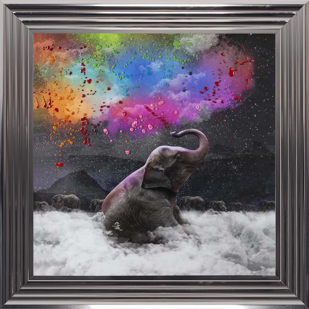 Elephant Dreams Framed Wall Art
