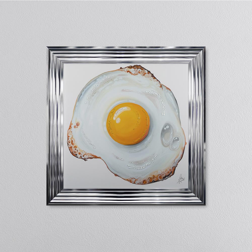 Fried Egg Framed Wall Art