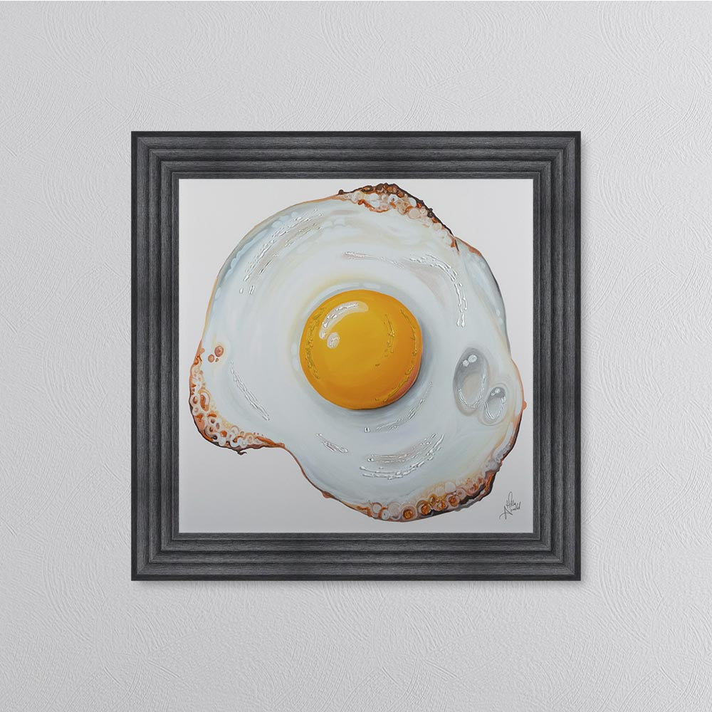 Fried Egg Framed Wall Art