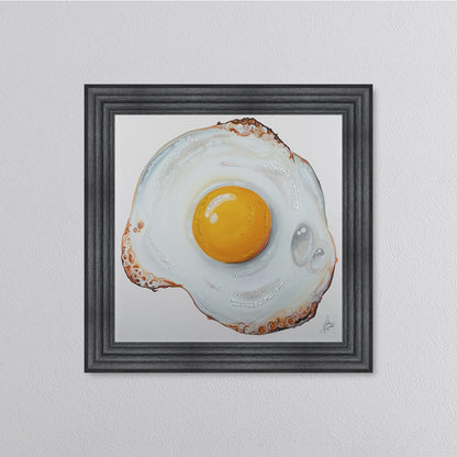 Fried Egg Framed Wall Art