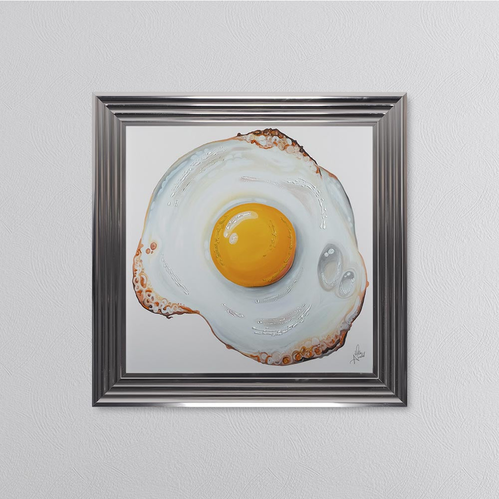 Fried Egg Framed Wall Art
