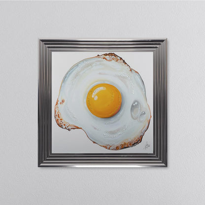 Fried Egg Framed Wall Art