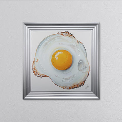 Fried Egg Framed Wall Art