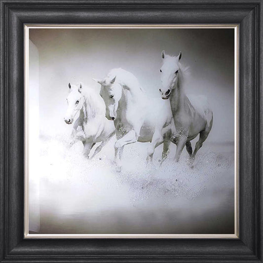 Galloping Horses Framed Wall Art