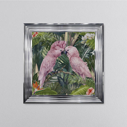 Jungle Love Cockatoo Framed Wall Art
