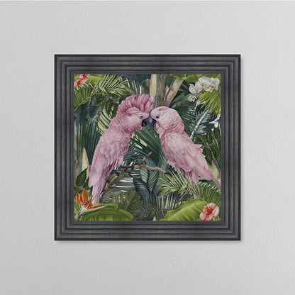 Jungle Love Cockatoo Framed Wall Art