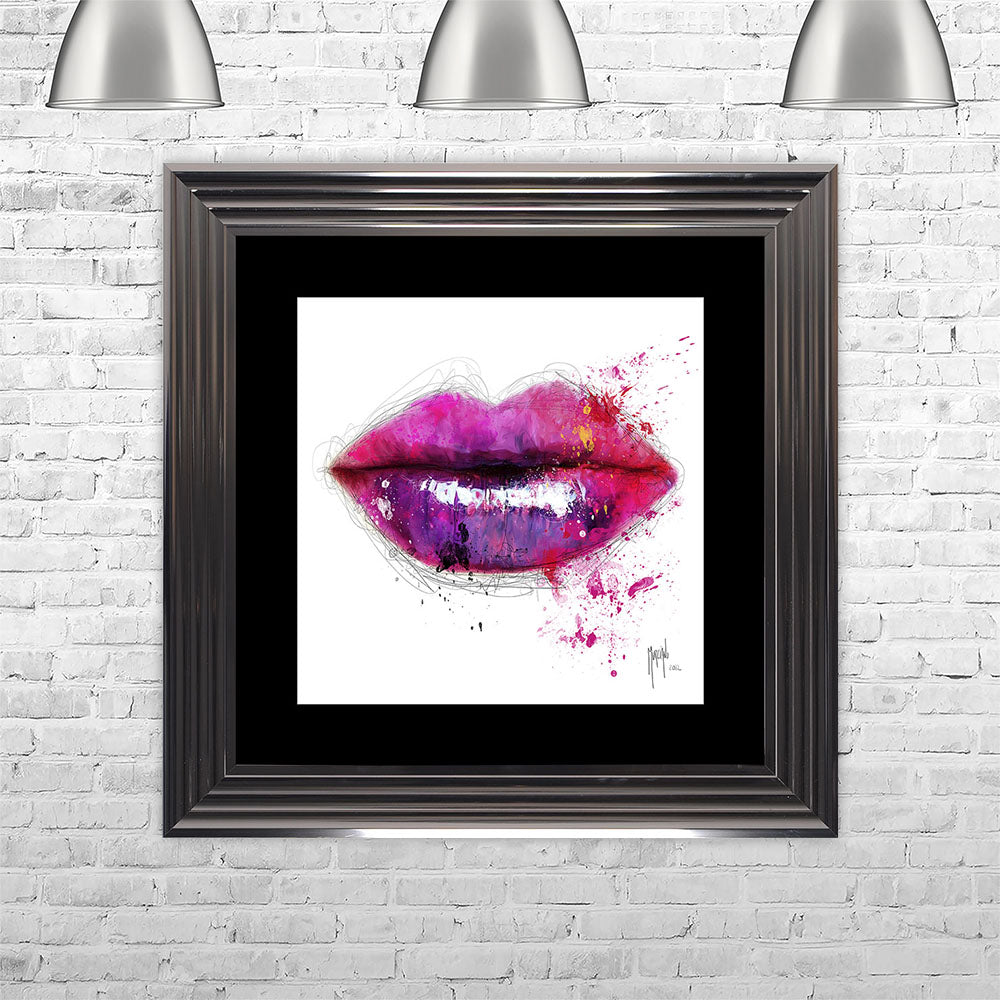 Colours Of Kiss Framed Wall Art