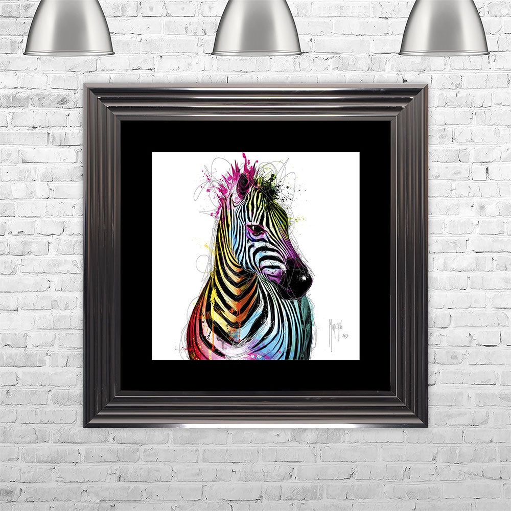 Zebra Framed Wall Art