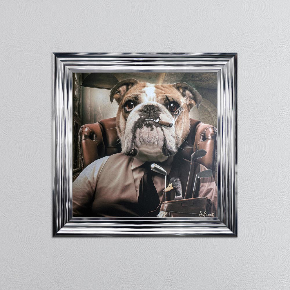 Bulldog Mafia Framed Wall Art