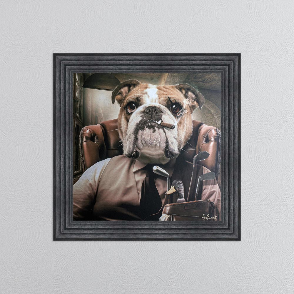 Bulldog Mafia Framed Wall Art
