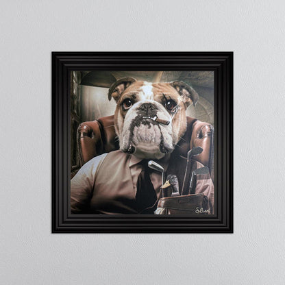 Bulldog Mafia Framed Wall Art