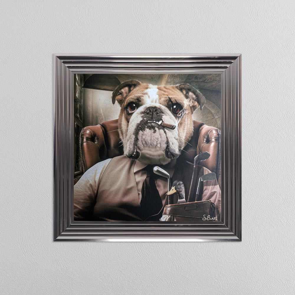Bulldog Mafia Framed Wall Art
