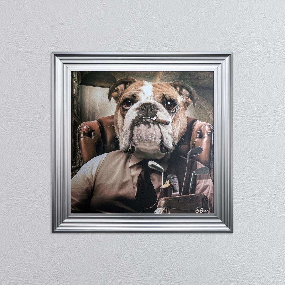 Bulldog Mafia Framed Wall Art