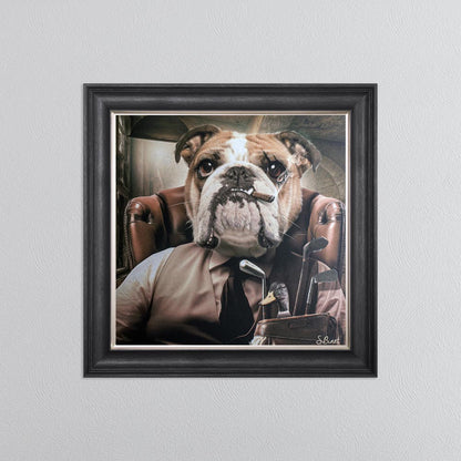 Bulldog Mafia Framed Wall Art