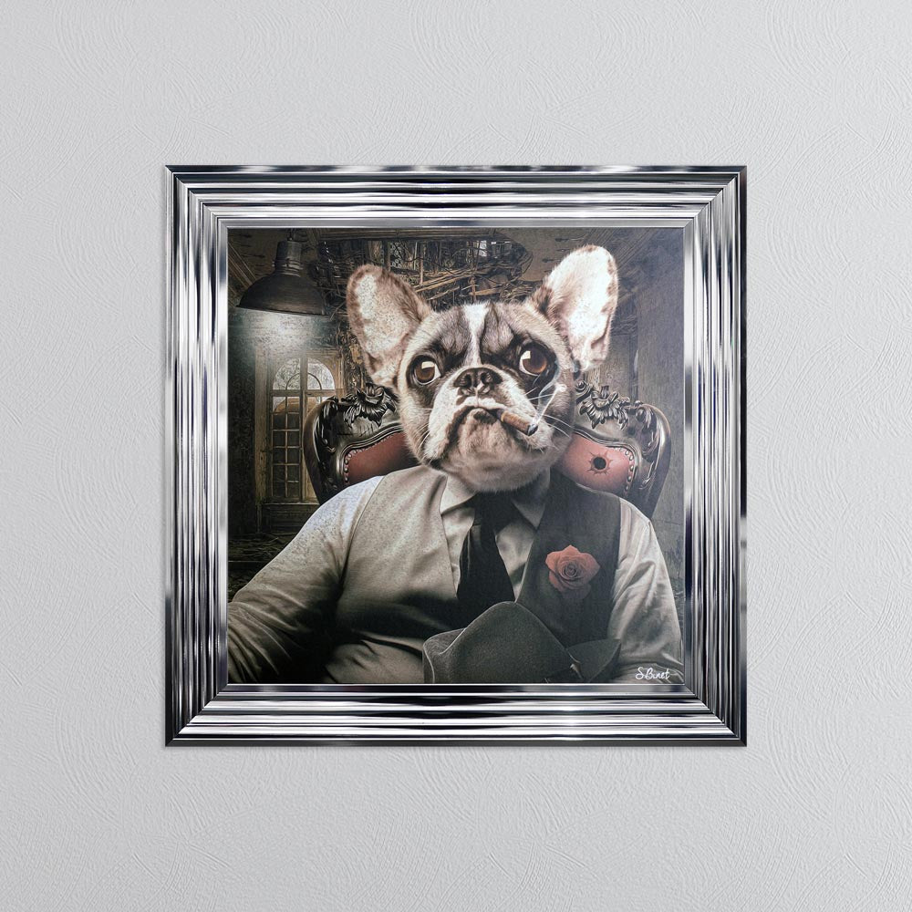 Frenchie Mafia Framed Wall Art