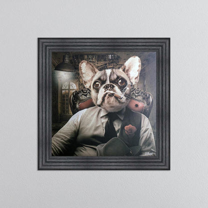 Frenchie Mafia Framed Wall Art