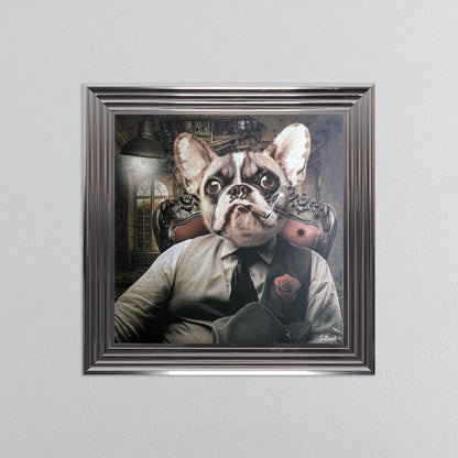 Frenchie Mafia Framed Wall Art