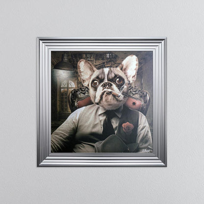 Frenchie Mafia Framed Wall Art