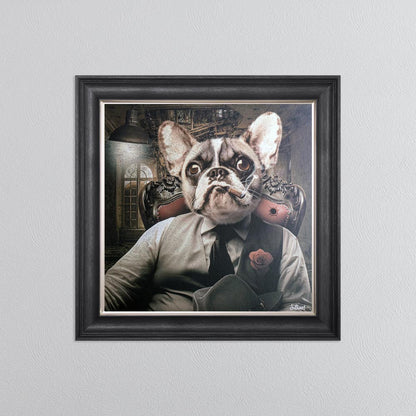 Frenchie Mafia Framed Wall Art