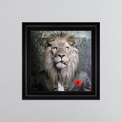 Lion Mafia Framed Wall Art