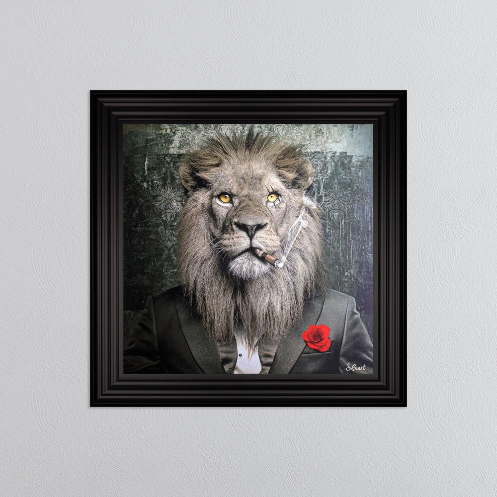 Lion Mafia Framed Wall Art