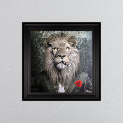 Lion Mafia Framed Wall Art