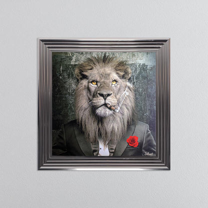 Lion Mafia Framed Wall Art