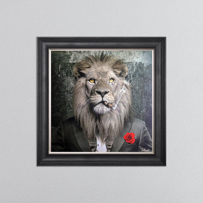 Lion Mafia Framed Wall Art