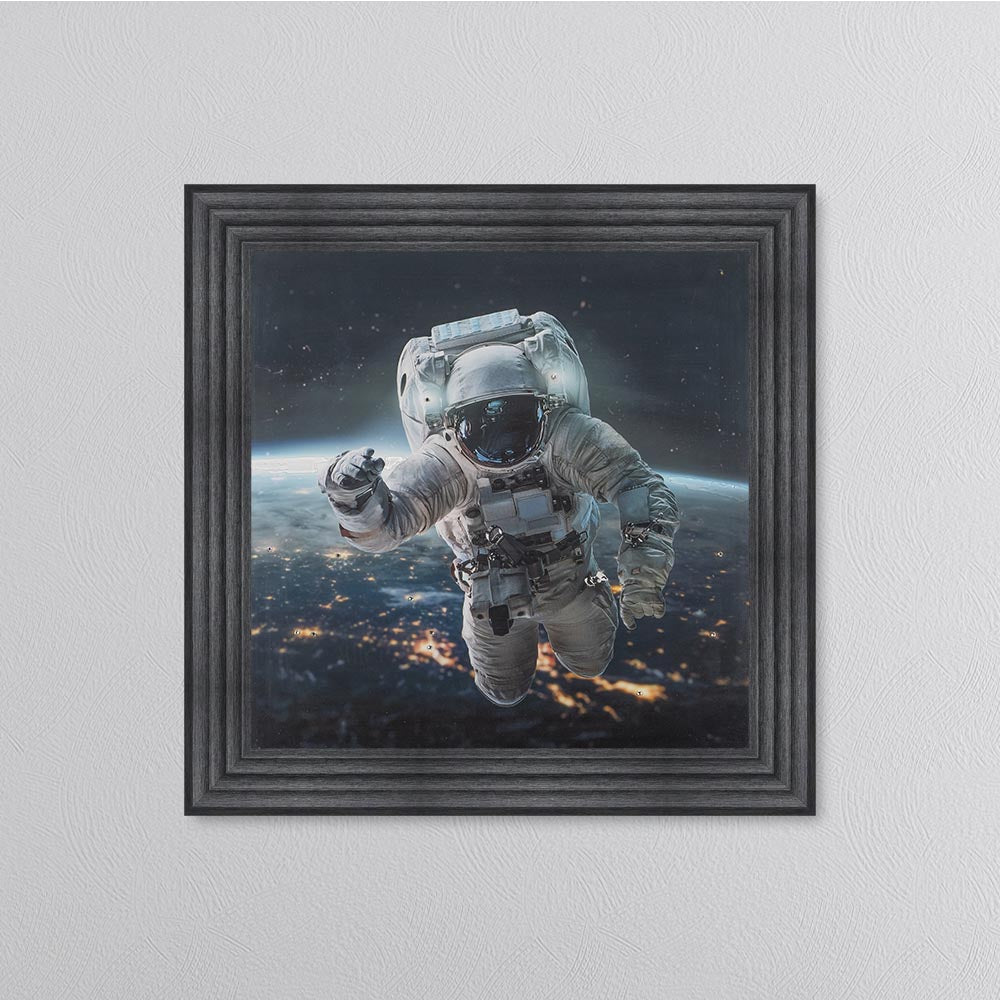 Spaceman Framed Wall Art