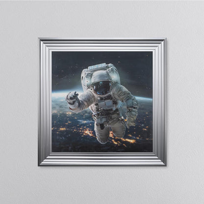 Spaceman Framed Wall Art