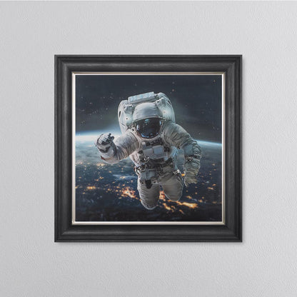 Spaceman Framed Wall Art