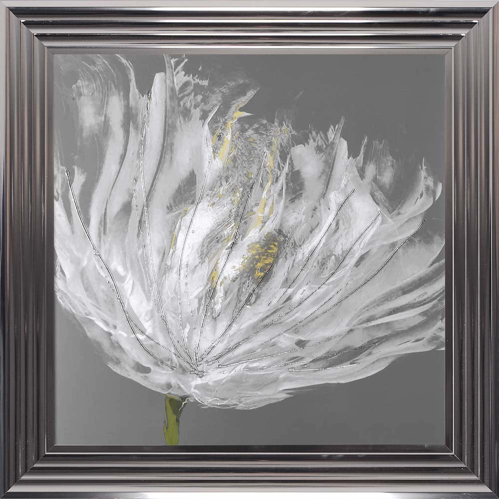 Single White Tulip Framed Wall Art
