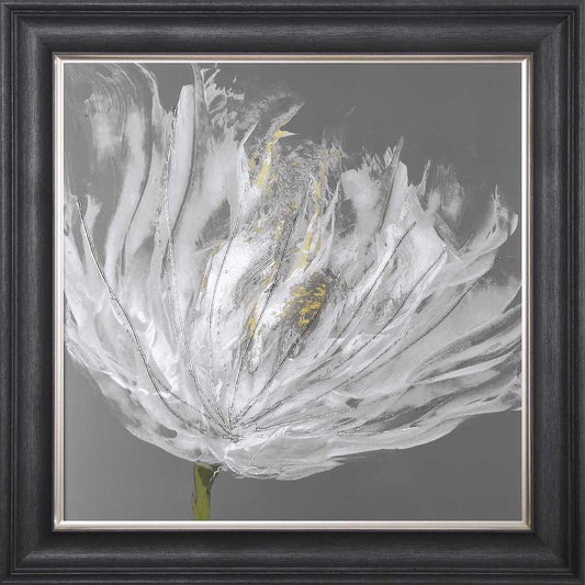Single White Tulip Framed Wall Art