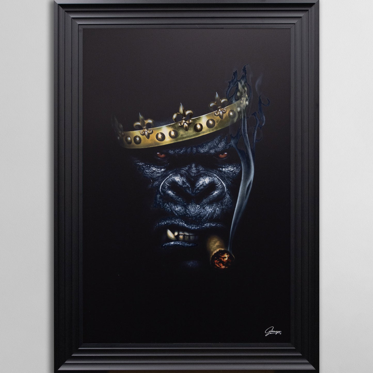 Bad King by Alexandre Granger Framed Wall Art