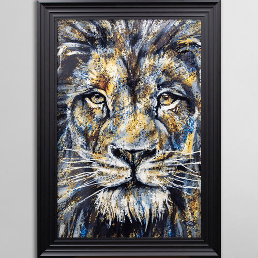 Lion by Romaric Framed Wall Art