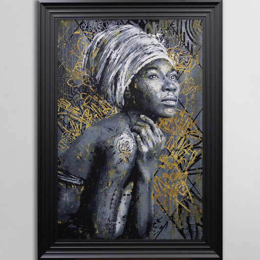 Coumba by Romaric Framed Wall Art