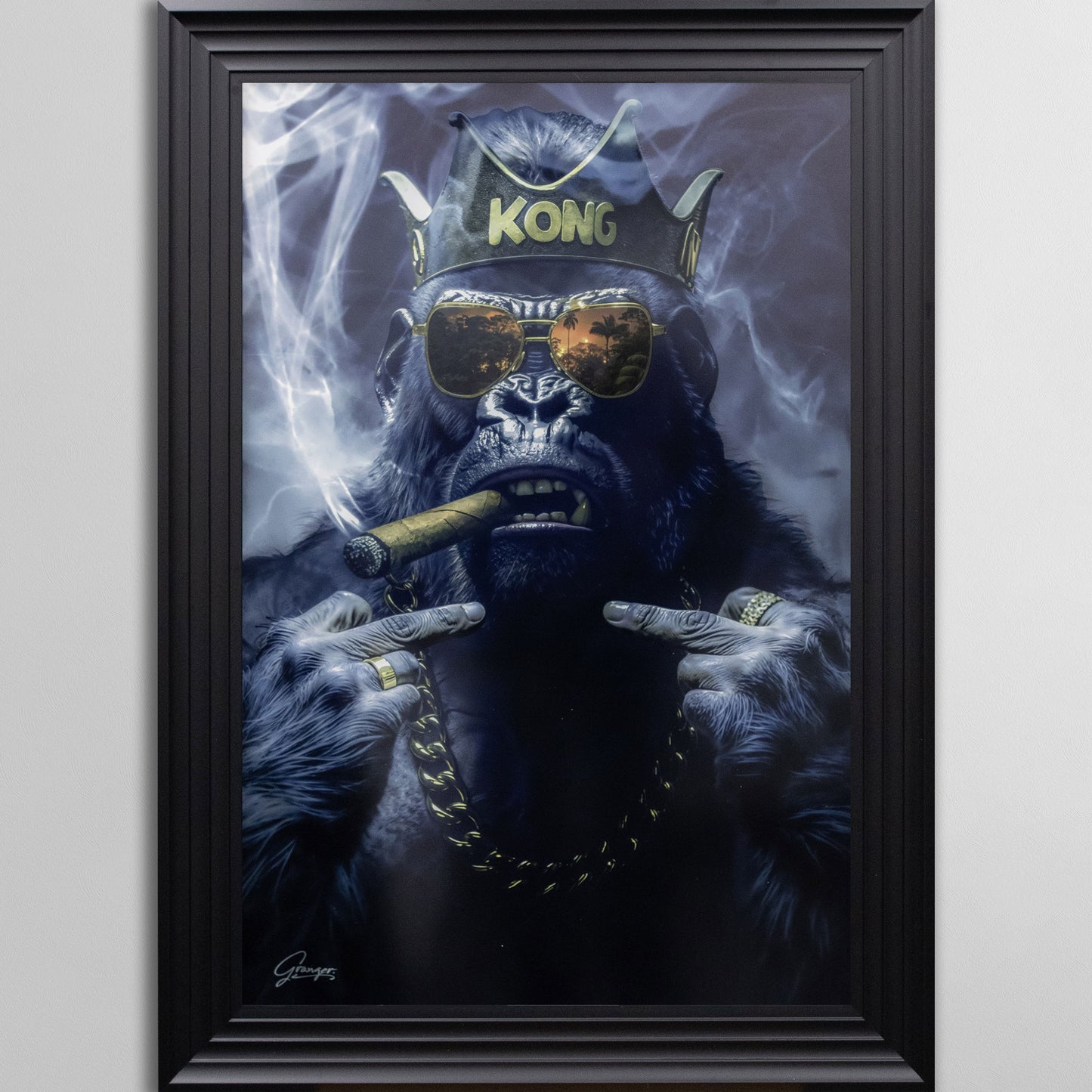 Gorilla King by Alexandre Granger Framed Wall Art