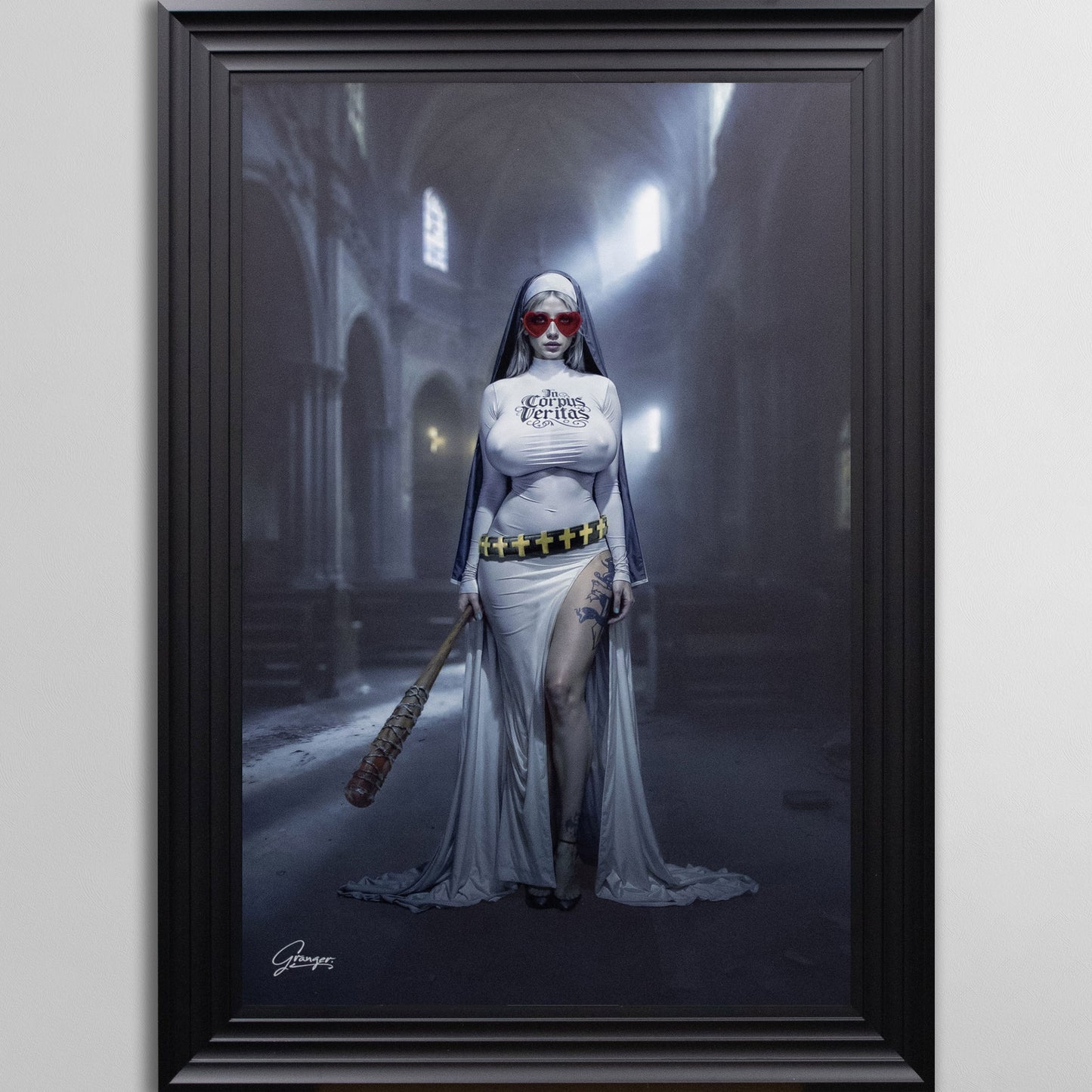 In Corpus Veritas by Alexandre Granger Framed Wall Art