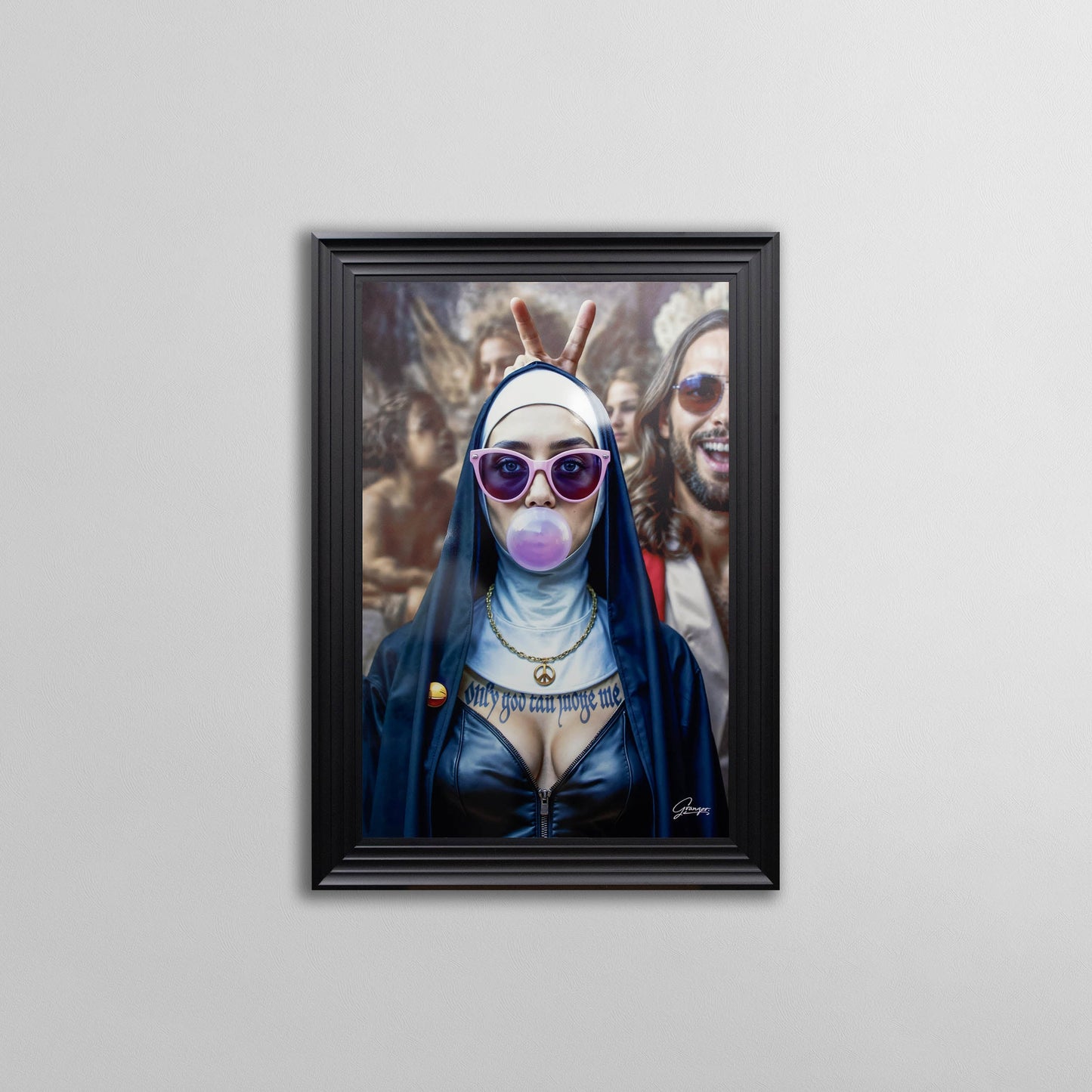 Confession 3 by Alexandre Granger Framed Wall Art