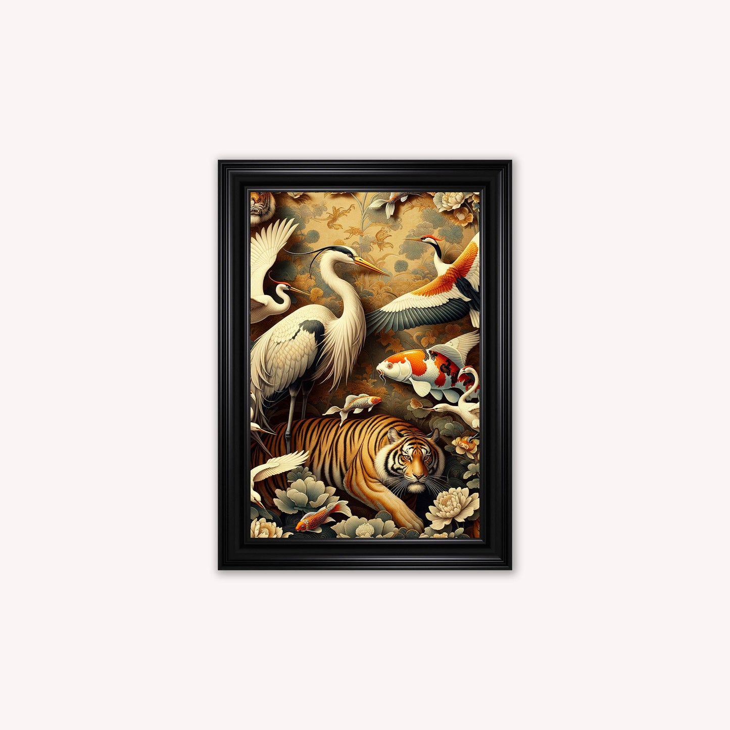 Luxury Velvet Art Print - Orient 3 Framed Wall Art