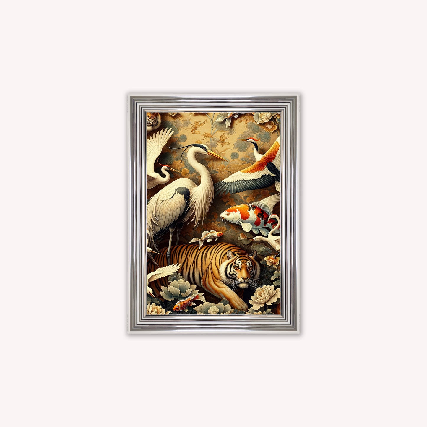 Luxury Velvet Art Print - Orient 3 Framed Wall Art