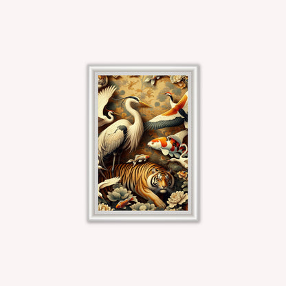 Luxury Velvet Art Print - Orient 3 Framed Wall Art