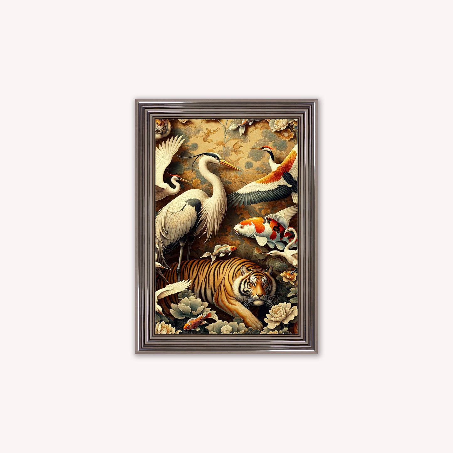 Luxury Velvet Art Print - Orient 3 Framed Wall Art