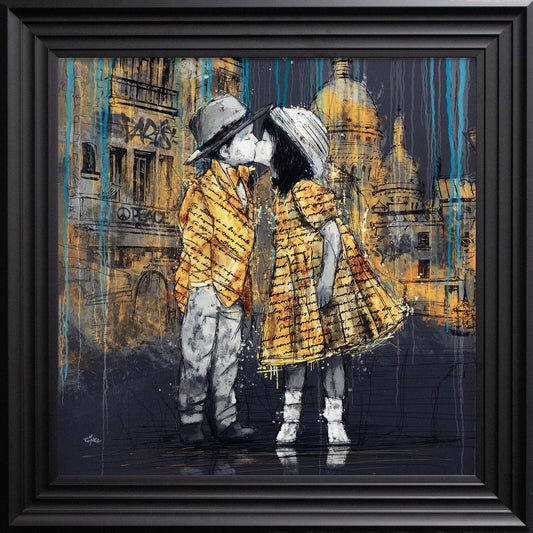 Les Petits Amoureux by Romaric Framed Wall Art